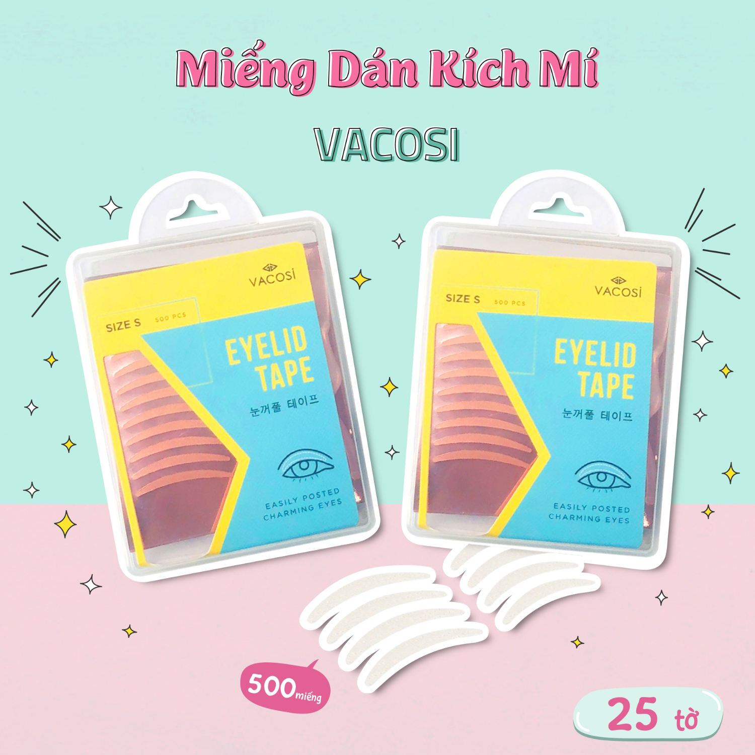 Miếng Dán Kích Mí Vacosi Eyelid Tape