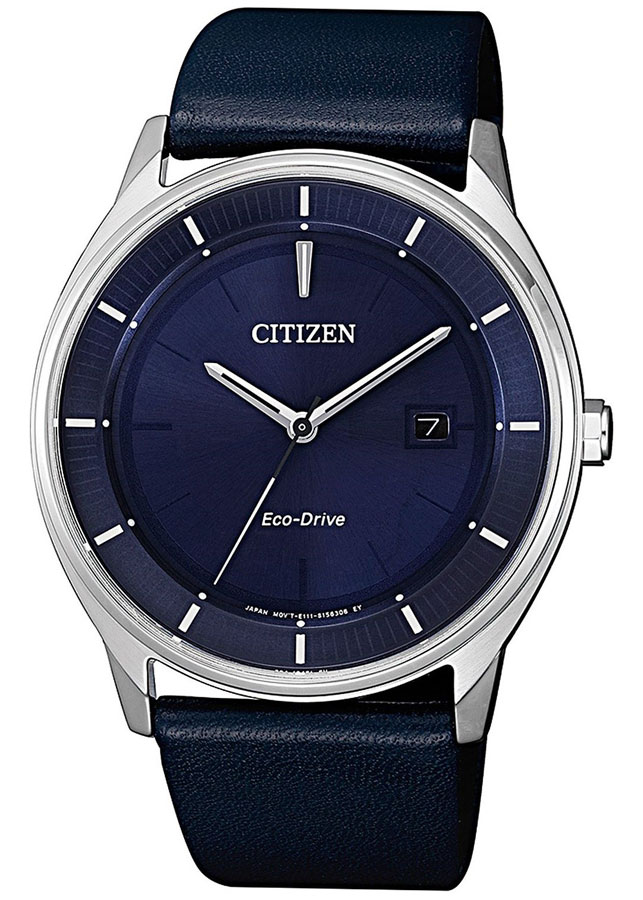 Đồng Hồ Nam Citizen Dây Da BM7400-12L - Mặt Xanh