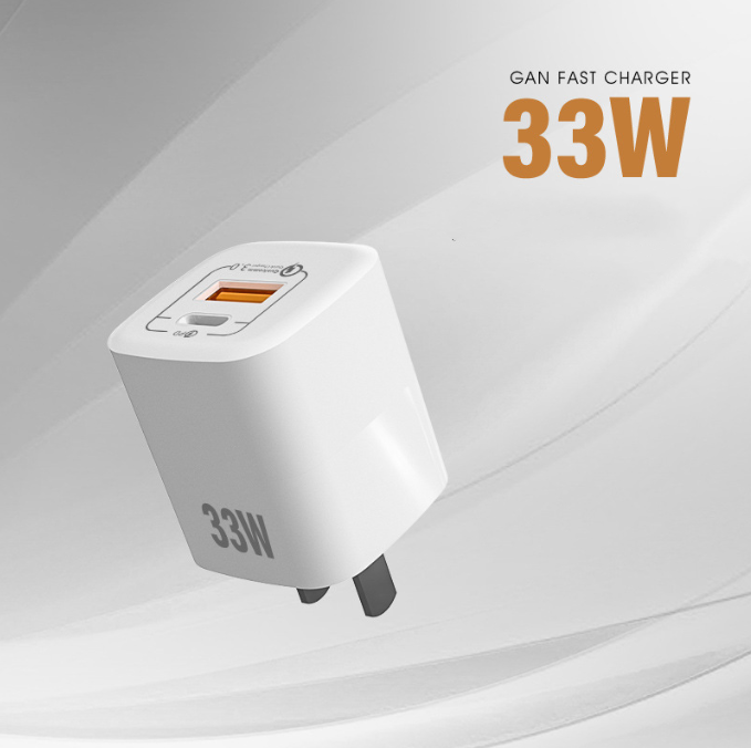 Cóc sạc nhanh RY-U33 GaN 33W Dual USB Output PD Type-C Fast Charger