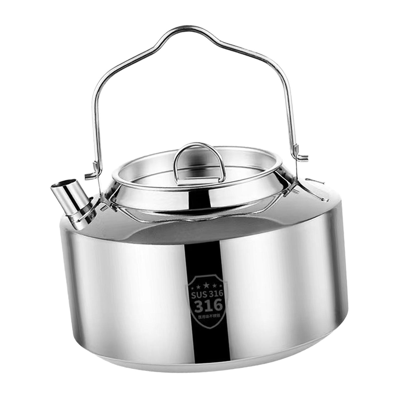 Camping Water Kettle Coffee Pot Mountaineering Camp Hiking Travel Tea Kettle