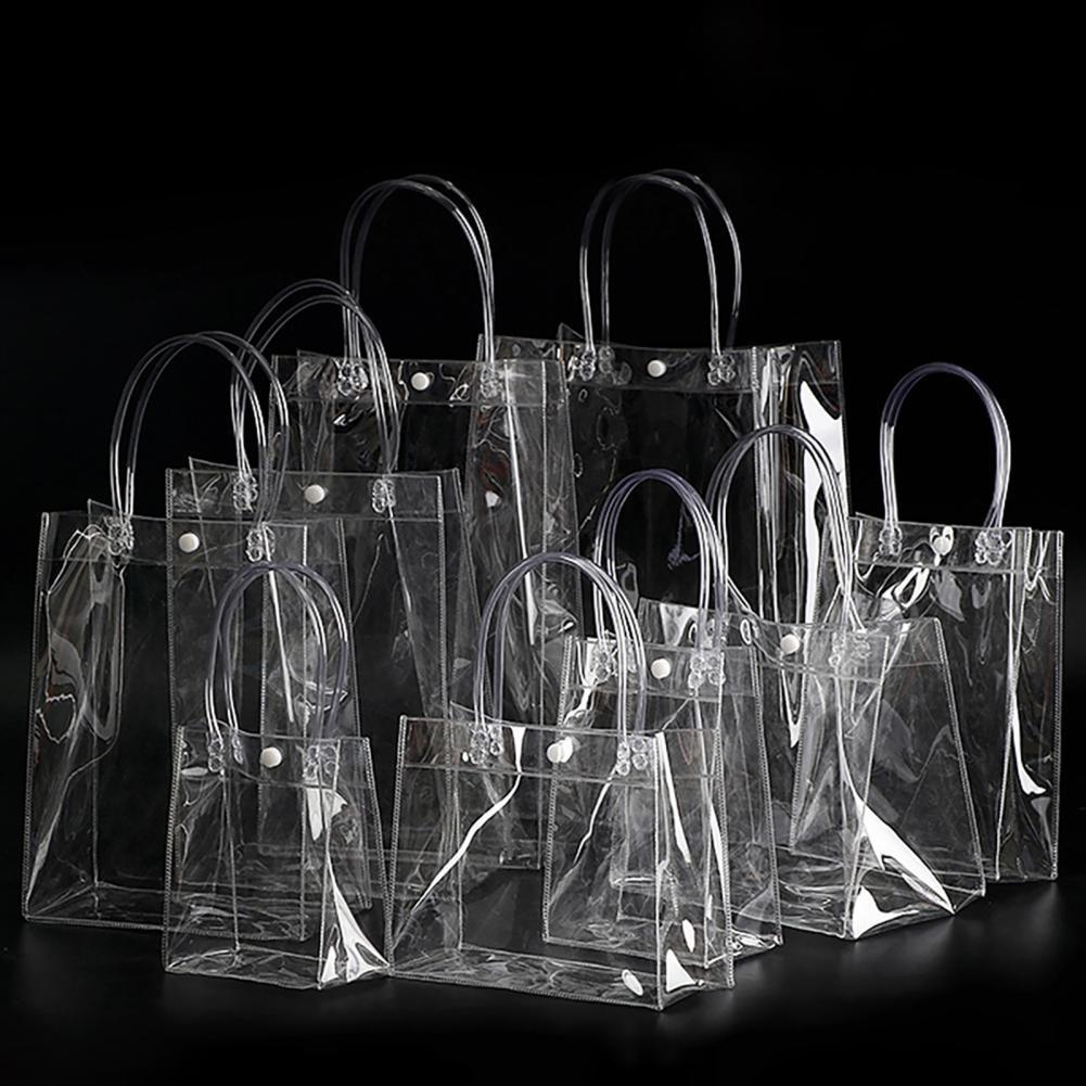 Clear Makeup Bag Handle Makeup Organizer for Women Travel Toiletry Bag Transparent Cosmetic Bag For Traveling Business Trip