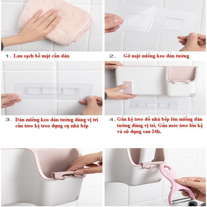 Kệ treo tường nhà bếp đựng đũa và dụng cụ nhà bếp -thiết kế sang trọng và tiện dụng cho nhà bếp