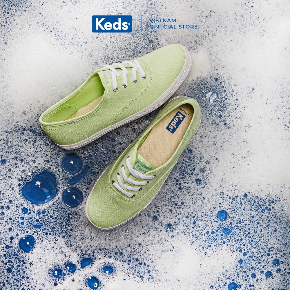 Giày Keds Nữ- Champion Seasonal Canvas Patina Green- KD065873