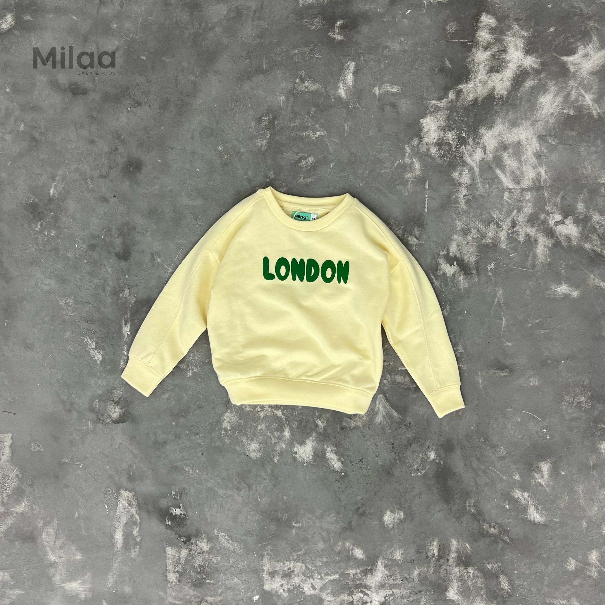 Áo Sweater London x Paris 2 Màu Bé Trai Bé Gái MiLaa Kids