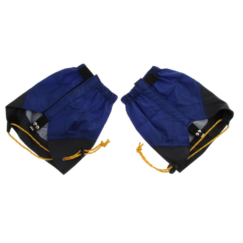 Outdoor Hiking Walking Climbing Hunting Snow Legging Leg Gaiters blue