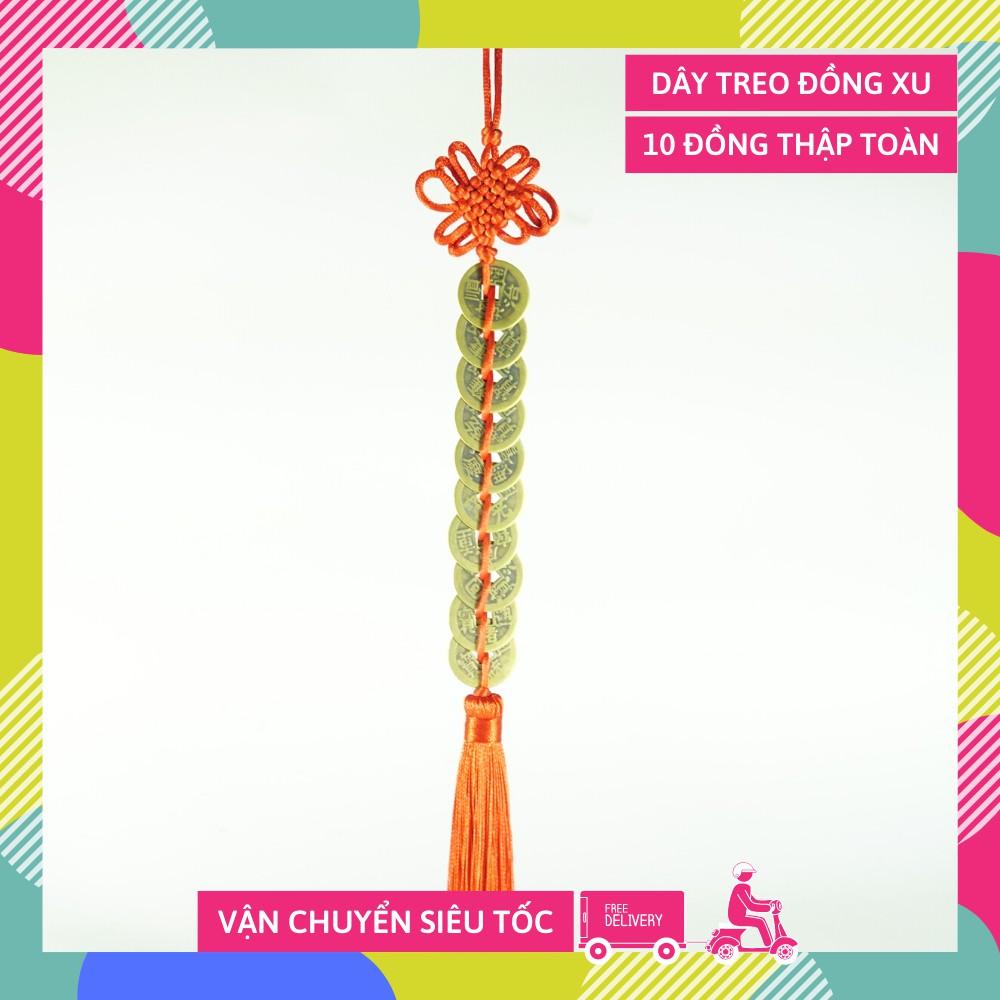 Dây treo cửa, xe ô tô 10 đồng xu Thập Đế Đại Cát Đại Lợi
