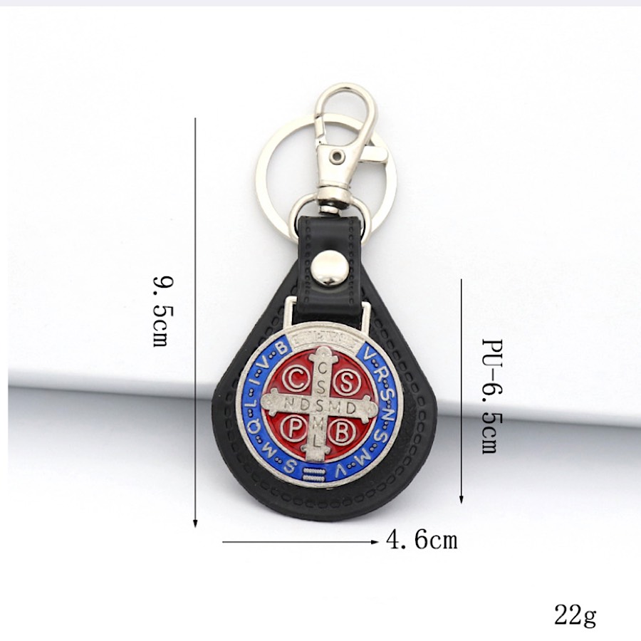 MÓC KHOÁ CÔNG GIÁO THÁNH BENEDICT - THÁNH BIỂN ĐỨC TRỪ TÀ , MANG BÌNH AN