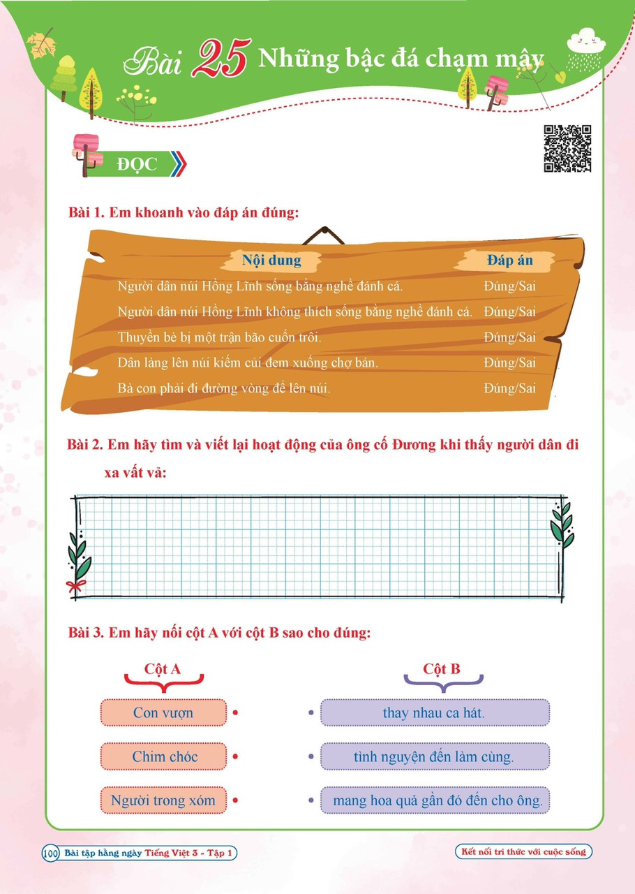 Bộ sách Bài tập hàng ngày lớp 3 - Học kỳ 1 - Theo chương trình SGK mới nhất - Tặng kèm bộ bút bay mực - Abon Shop