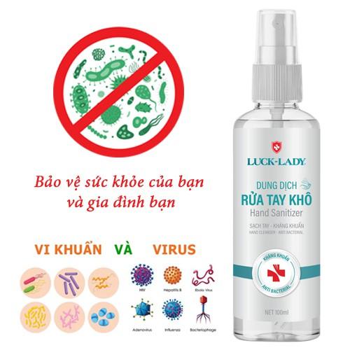 Nước rửa tay khô LUCK - LADY 100ml