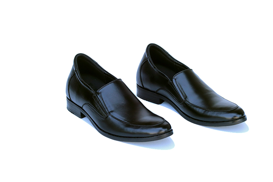 Giày Cao Nam T&TRA Tăng Cao 6Cm- S1013 Đen - Chất Liệu Da Bò Cao Cấp, Đế Cao Su Ghép- Đế Pháp, Phần Tăng Cao Ẩn Bên Trong
