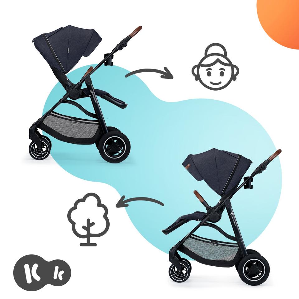 Xe đẩy 2 chiều Kinderkraft ALLROAD cho bé từ 0 tháng tuổi - Chính hãng
