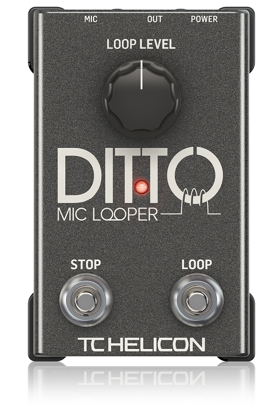 TC Helicon DITTO MIC LOOPER Stompboxes-Hàng Chính Hãng