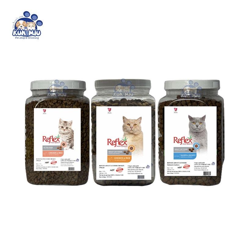 Hạt Thức ăn khô cho mèo con và mèo trưởng thành Reflex Thổ Nhĩ Kỳ - Hộp 1kg