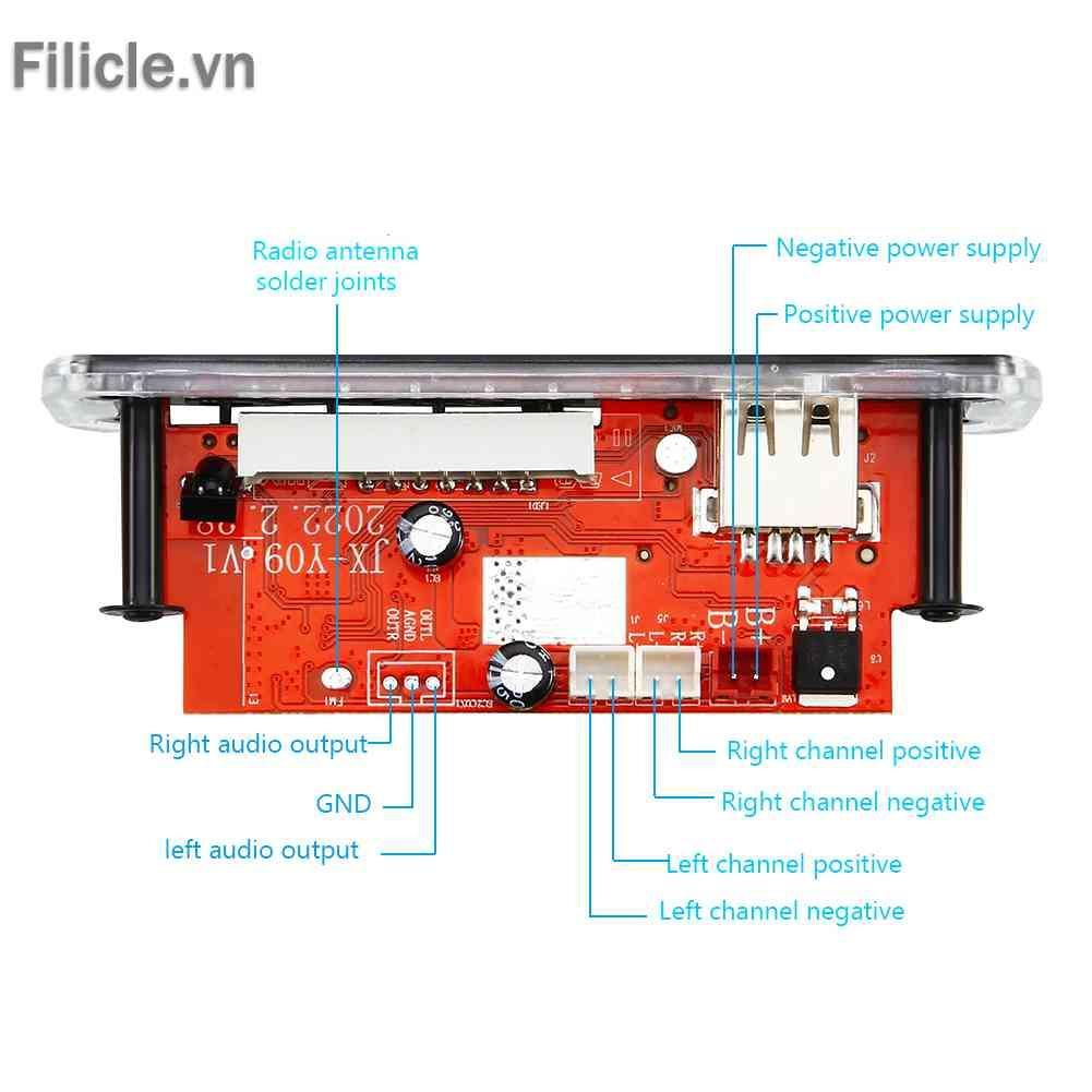 Bảng Mạch Khuếch Đại Âm Thanh MP3 2 X 25W 50W Chuyên Dụng Cho Xe Hơi