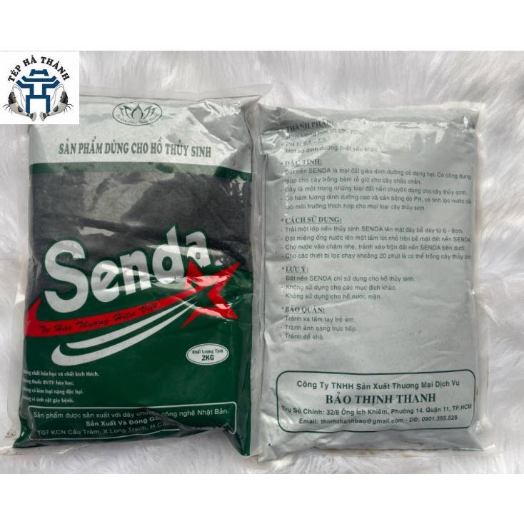 Phân Nền Thủy Sinh SENDA Bao 2Kg - Phân Nền Sản Xuất Bằng Công Nghệ Nhật Bản Cho Bể Cá Cảnh, Bể Thủy Sinh