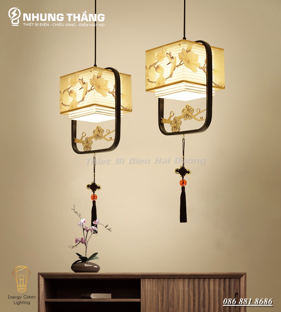 Hình ảnh Đèn Thả Trần Decor Cổ Điển DT-D021 - Họa Tiết Tinh Xảo - Trang Trí Phòng Ngủ,Phòng Khách - Bóng G45