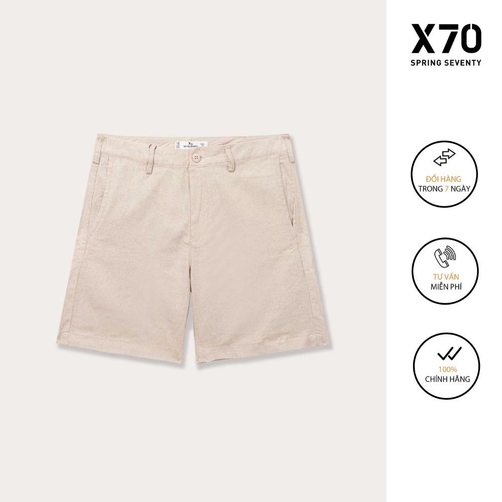 Quần Short Nam Linen Nhiều Màu Sắc Thời Trang X70 - 09620001