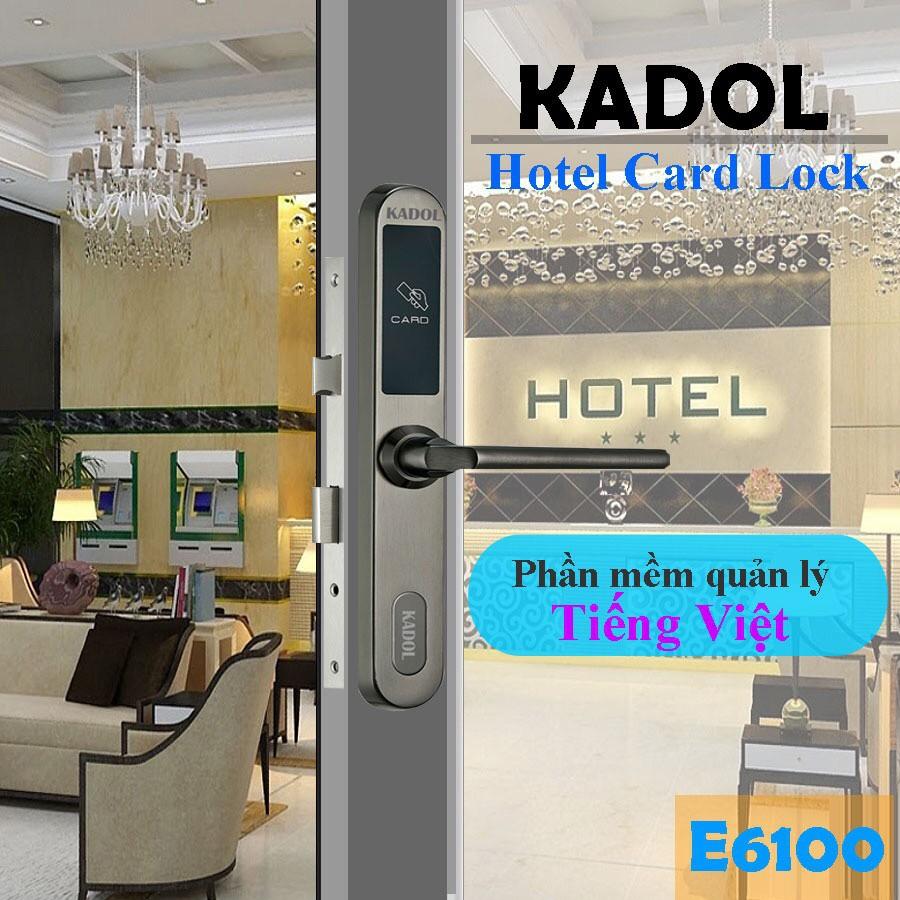 Khóa khách sạn cửa nhôm Kadol E6100