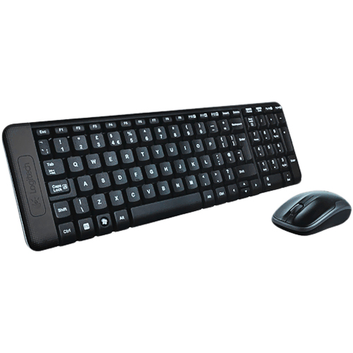 Bộ bàn phím chuột vi tính Logitech MK220 - Hàng Chính Hãng