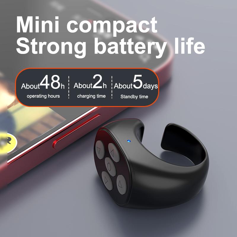 1PC Nút điều khiển từ xa tương thích Bluetooth không dây