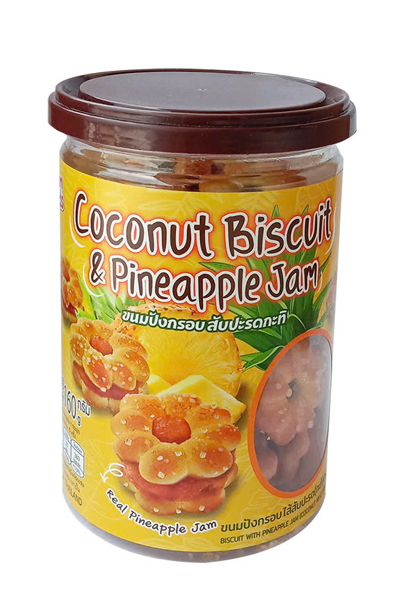 Bánh quy mứt dứa vị sữa dừa 160g