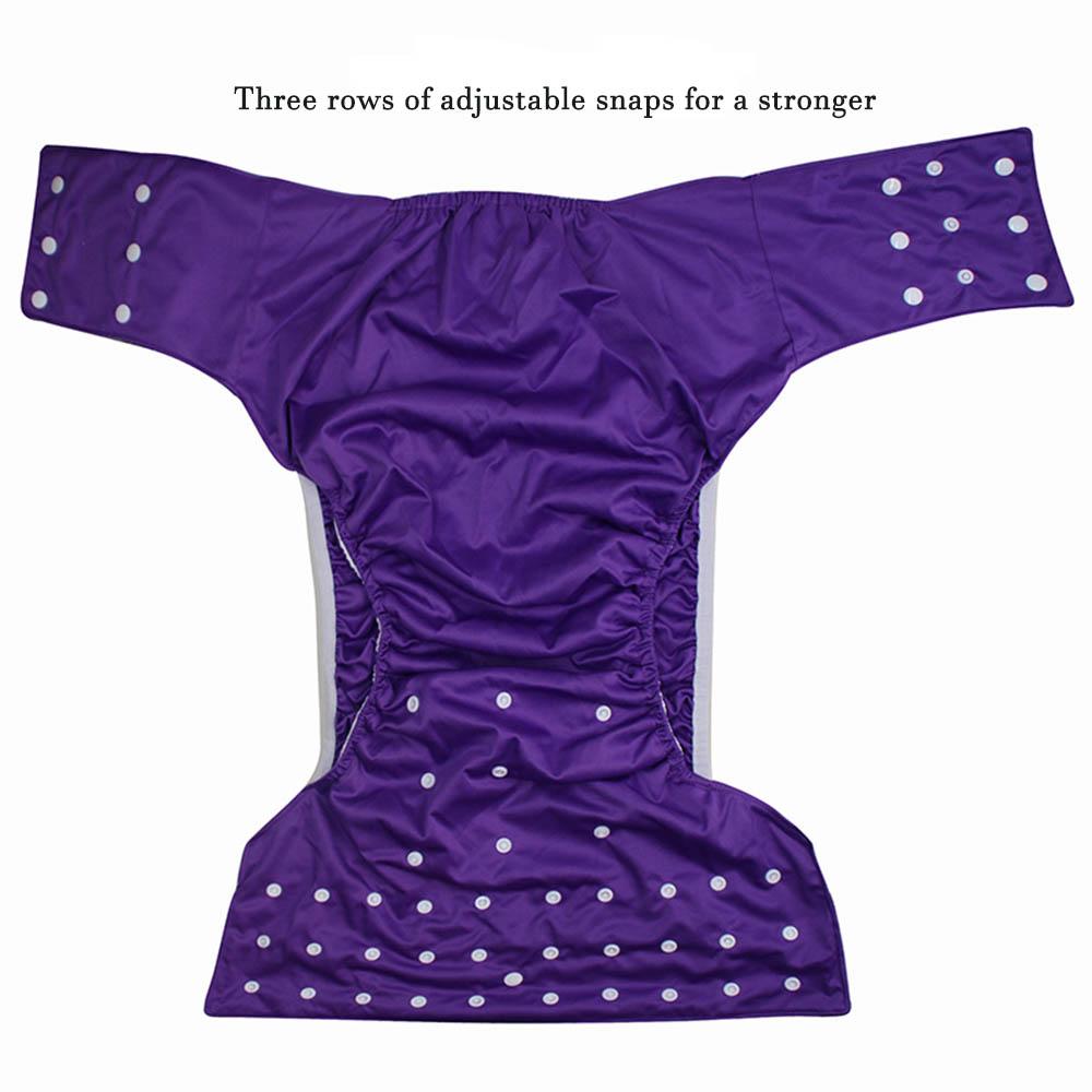 XL Người Cao Tuổi Trưởng Thành Tã Vải Có Thể Giặt Chống Rò Rỉ Người Cao Tuổi Tã Quần Lót Eo Nút Điều Chỉnh