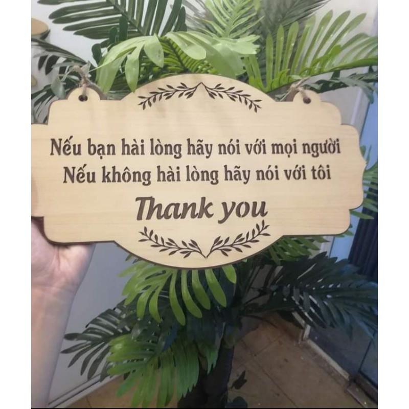 Bảng gỗ trang trí Bảng Gỗ Treo Trang Trí Shop