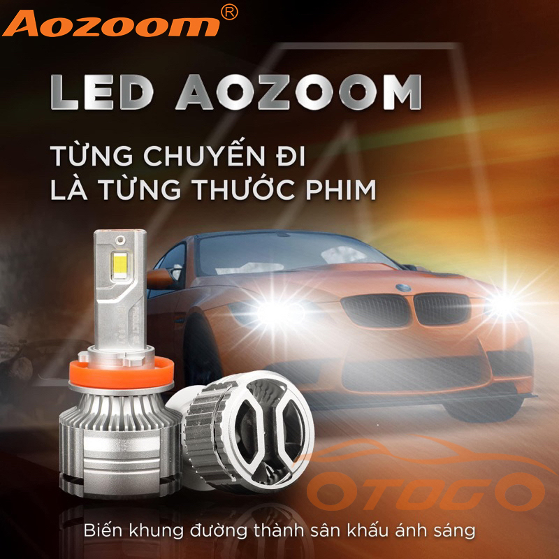 Đèn Led Aozoom A65 Chân H4 Công Suất 65w