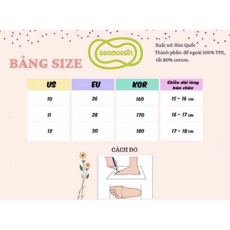 MADE IN KOREA GIÀY TẤT CHO BÉ FLAT PINK