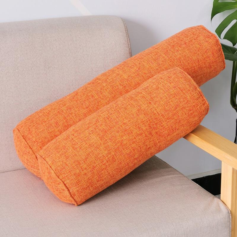 Dài Gối Bên Trong Thân Tròn Đệm Lót Hình Chữ Nhật Ngủ Ngủ Trưa Gối Giả Vải Lanh Cotton Đệm Nhà Phòng Ngủ Phụ Kiện