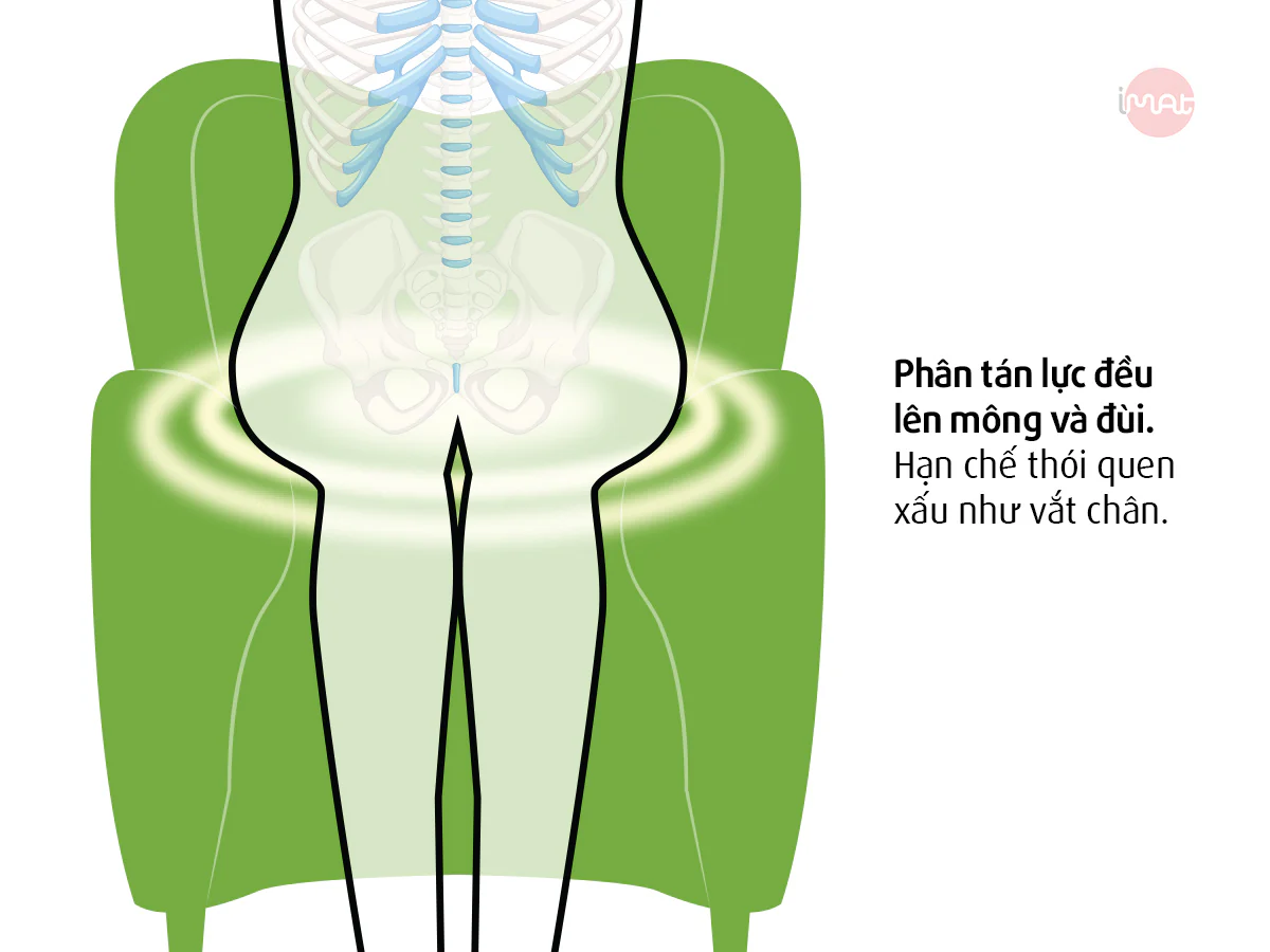 Ghế Sofa Chỉnh Dáng Ngồi Đúng iMat - Ghế ngồi chuẩn tư thế, giảm áp lực cột sống, dáng đẹp tự nhiên