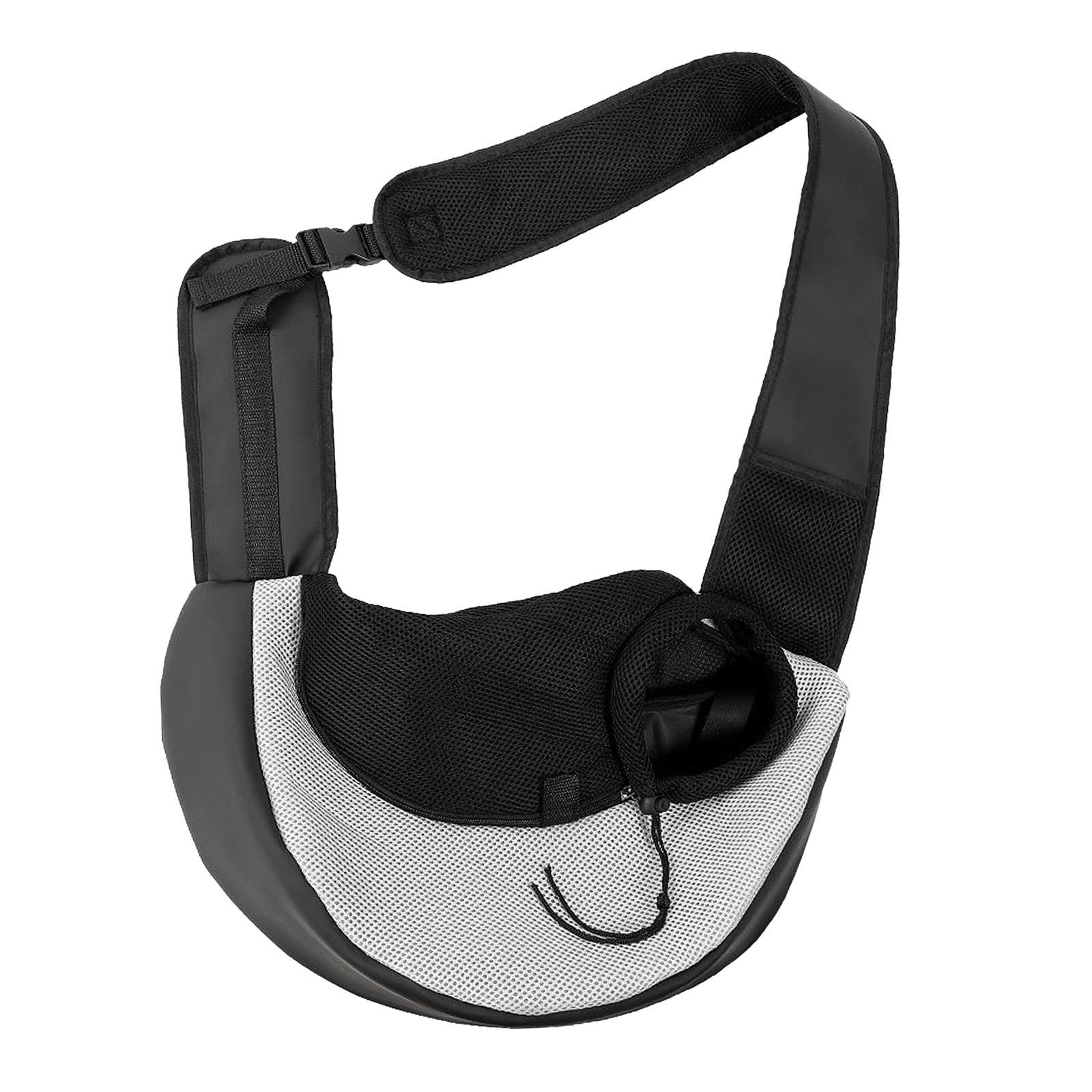 Pet Dog Sling Carrier Breathable Mesh Travel Safe Sling Bag Carrier for Dogs Cats