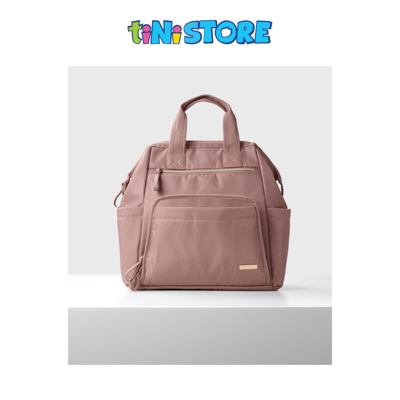 TiNiStore-Túi bỉm sữa đa năng cho mẹ và bé màu hồng Skip Hop 9I345110