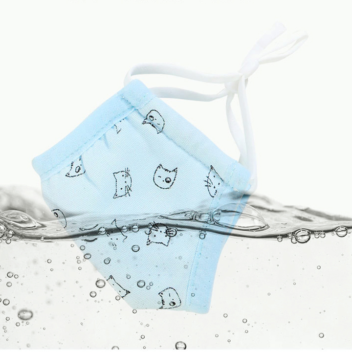 Khẩu trang vải cho bé 1-7 tuổi chất cotton thông thoáng dùng hàng ngày nhiều họa tiết đáng yêu – M011