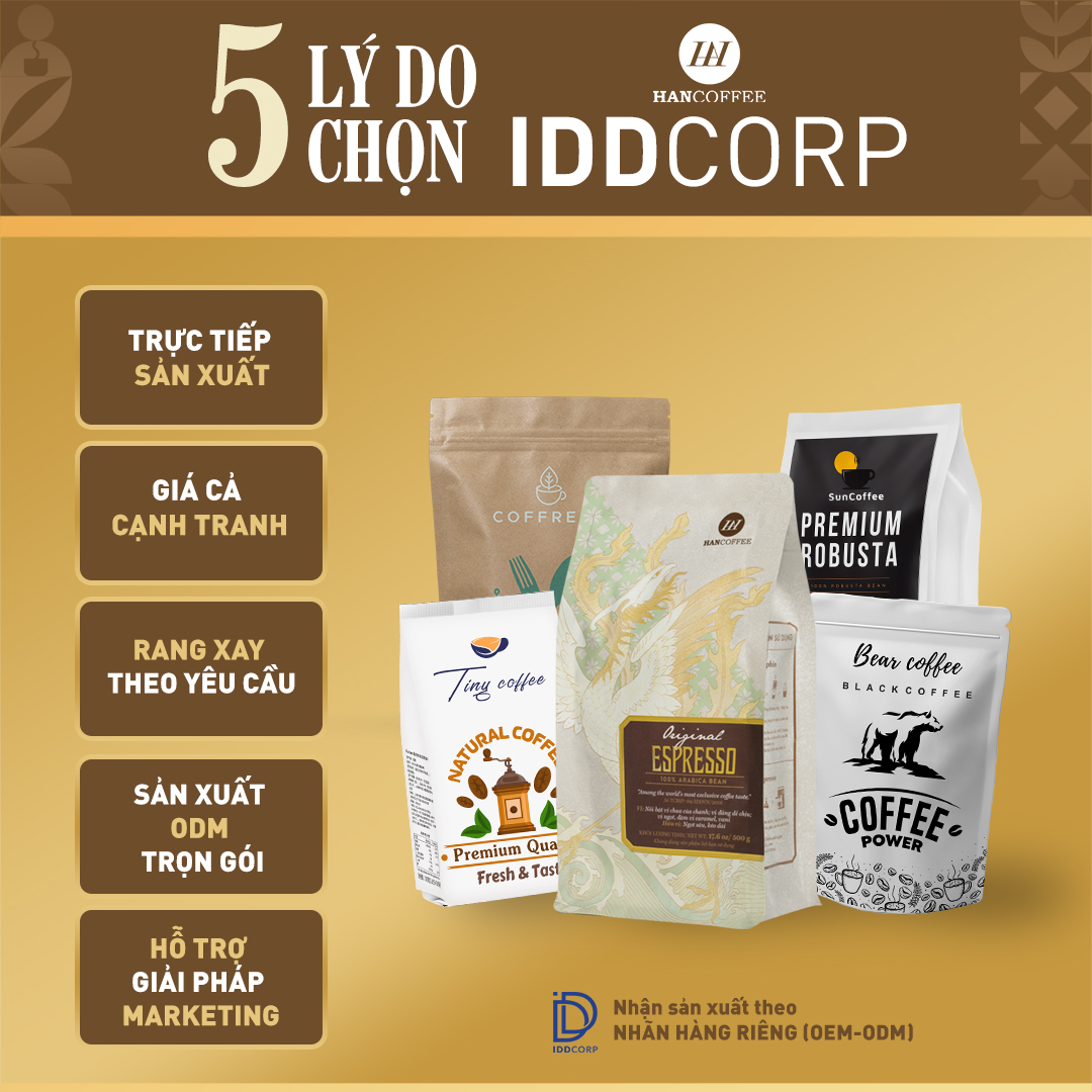Cà Phê Original Pour Over HANCOFFEE Cao Cấp Nguyên Chất Hương Trái Cây Vị Chua Ngọt Hoa Quả Túi 500g - HN100AH2