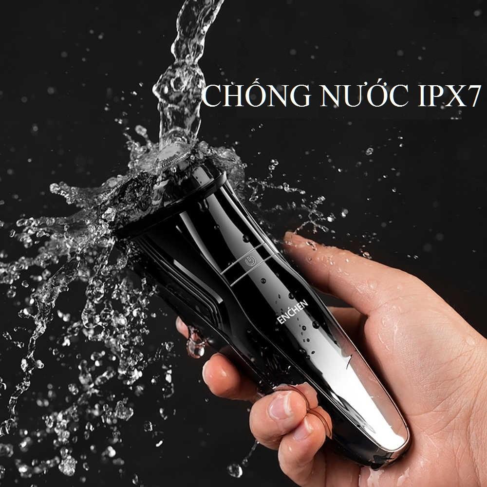 Máy cạo râu chống nước Enchen Gentleman 5S tiêu chuẩn IPX7 Màu sắc sang trọng hiển thị pin