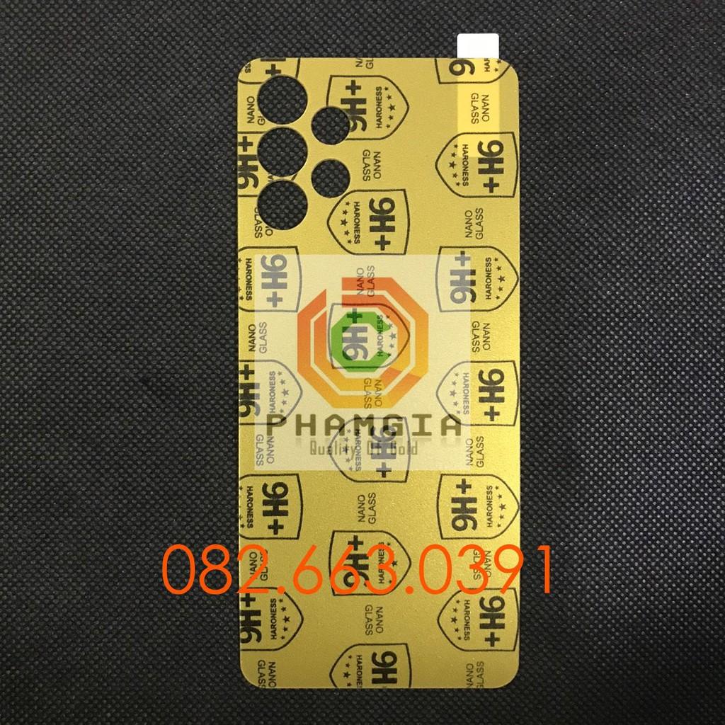 Dán Cường lực mặt sau cho Samsung A32 dẻo nano siêu bền