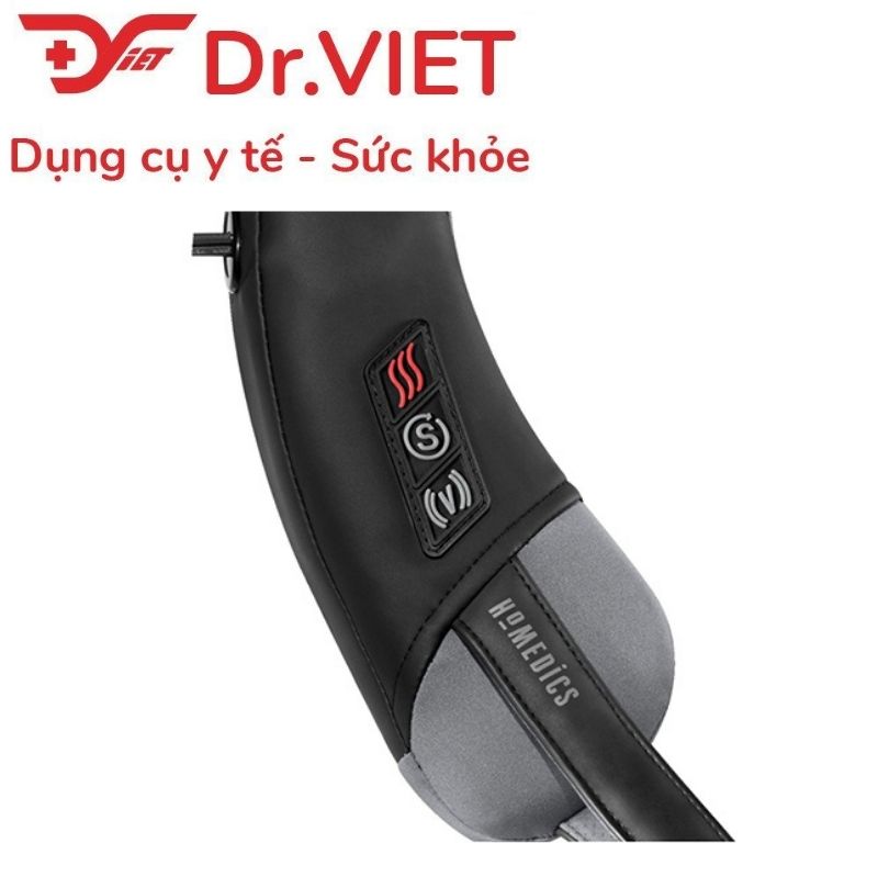 Đai massage cổ vai gáy Shiatsu kèm nhiệt hồng ngoại NMS-377HJ