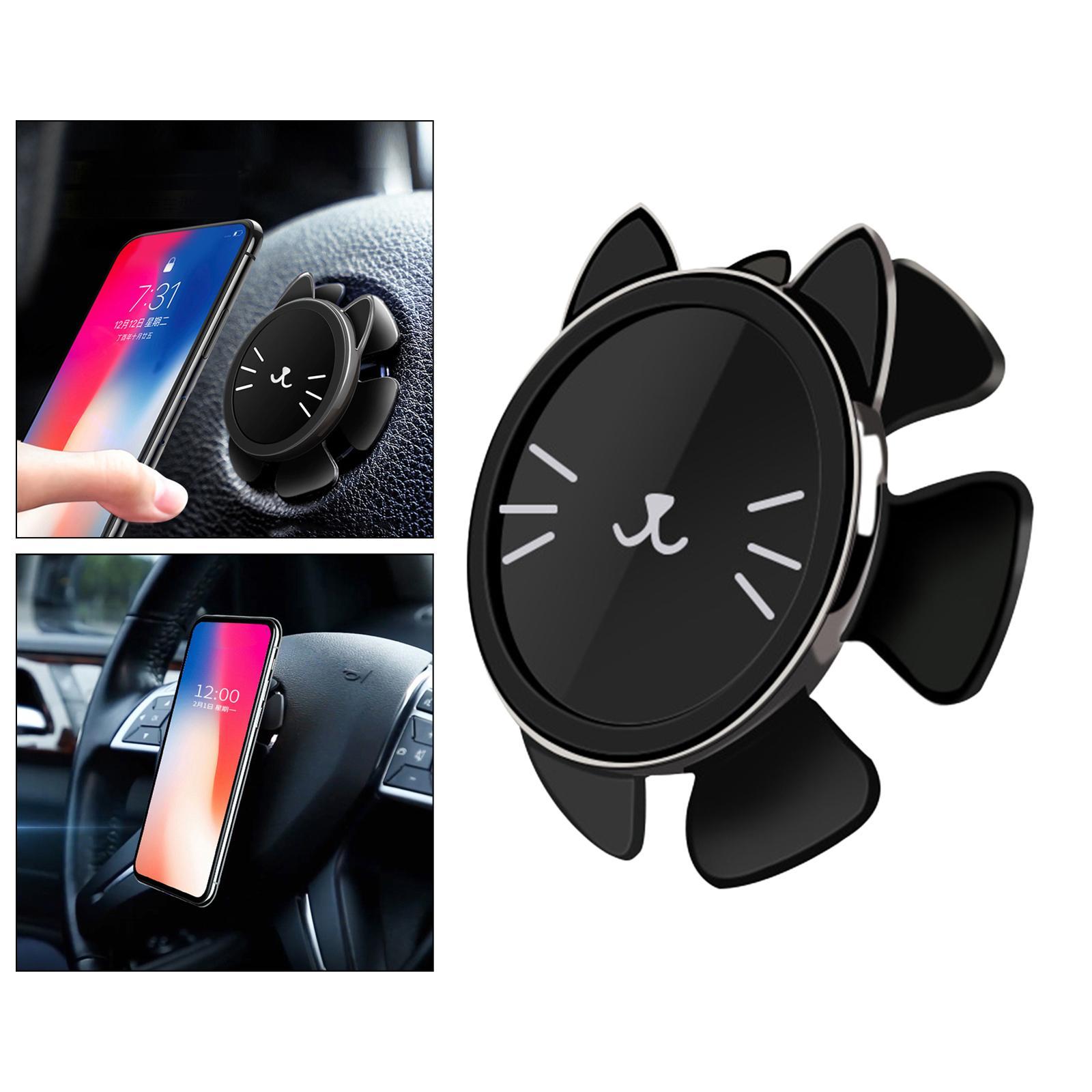 Universal Car Phone Mount Holder Magnetic Hands Free 360 Rotation