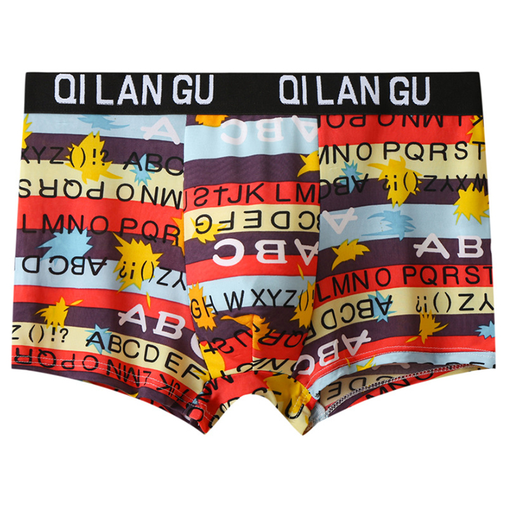 Quần Lót, Sịp Boxer Mùa Hè Vải Bằng Lụa Cao Cấp, Quần Sịp Boxer Nam Họa Tiết Độc Đáo Co Giãn 4 Chiều