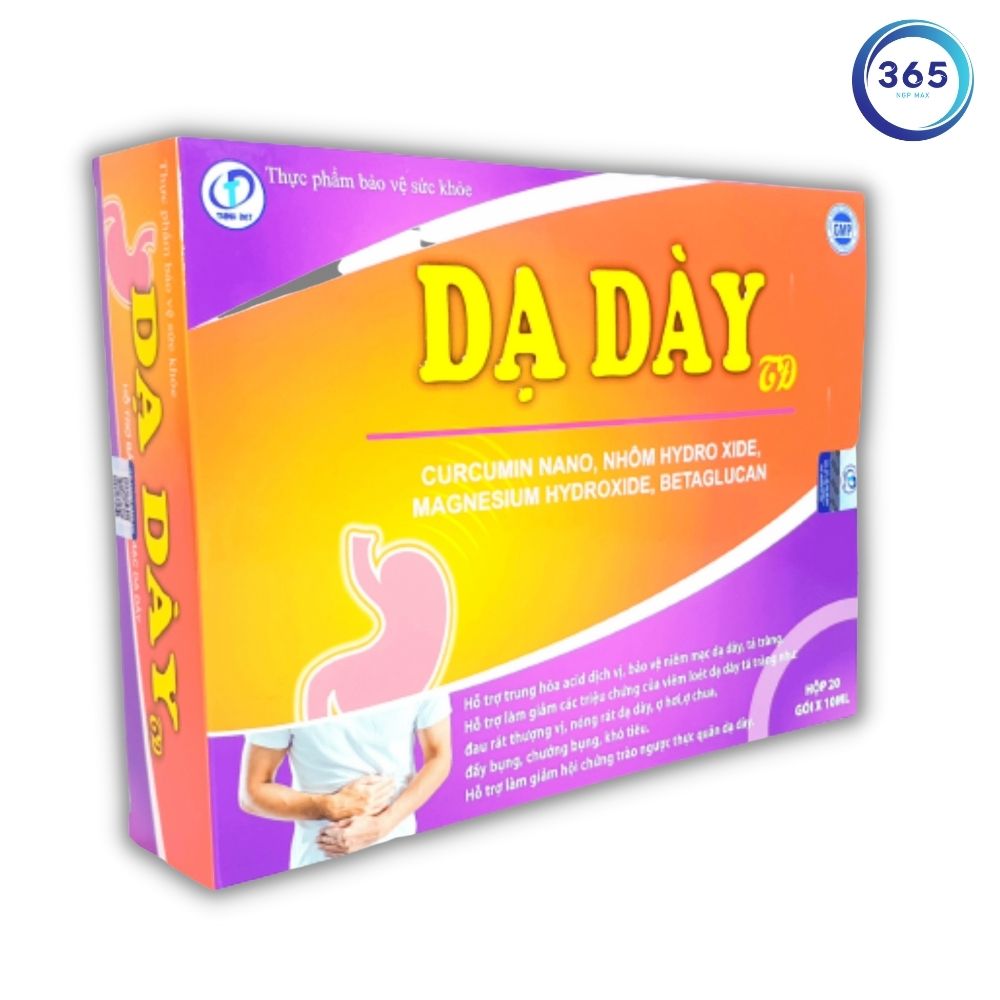 Gói uống Dạ Dày TD - Hỗ trợ giảm các triệu chứng của viêm loét dạ dày, hội chứng trào ngược thực quản dạ dày