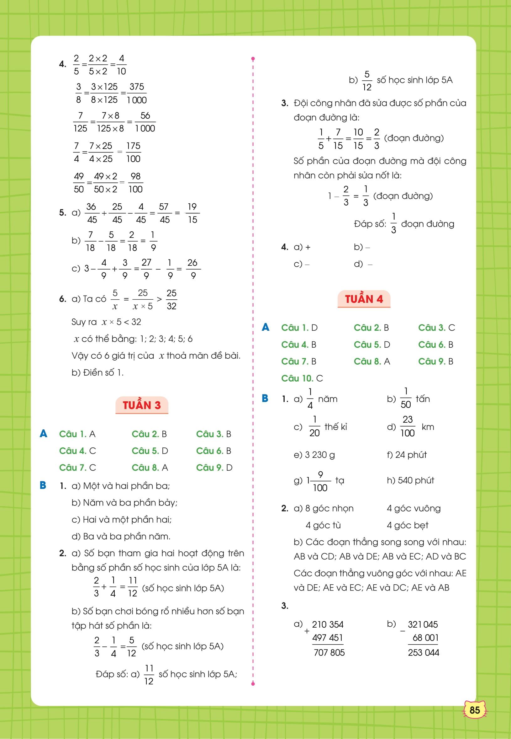 Sách - Phiếu Bài Tập Cuối Tuần Toán 5