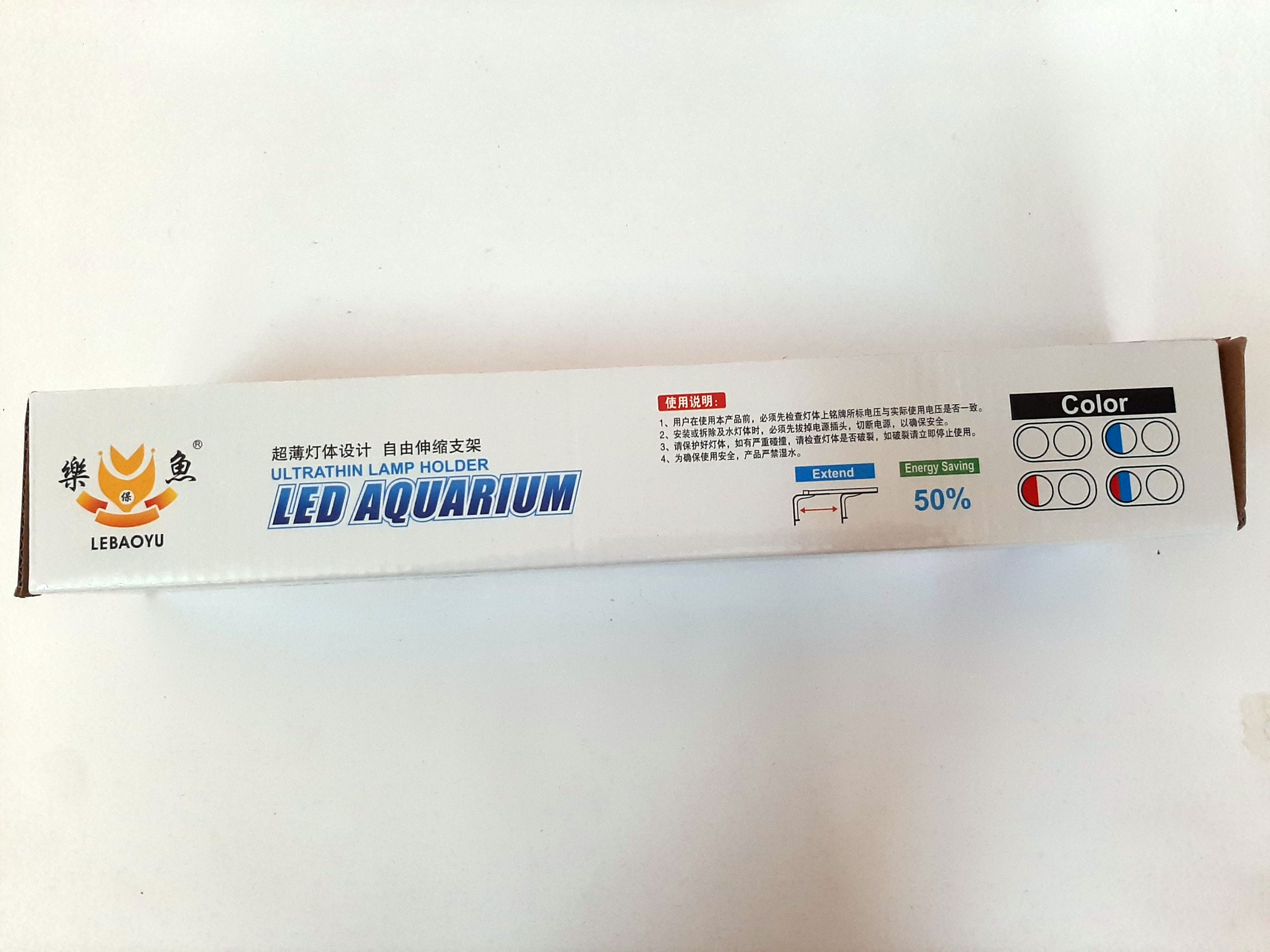 Đèn led 3 màu thủy sinh, đèn led bể cá mini, đèn hồ cá, A30 cho bể dài từ 30-40 cm