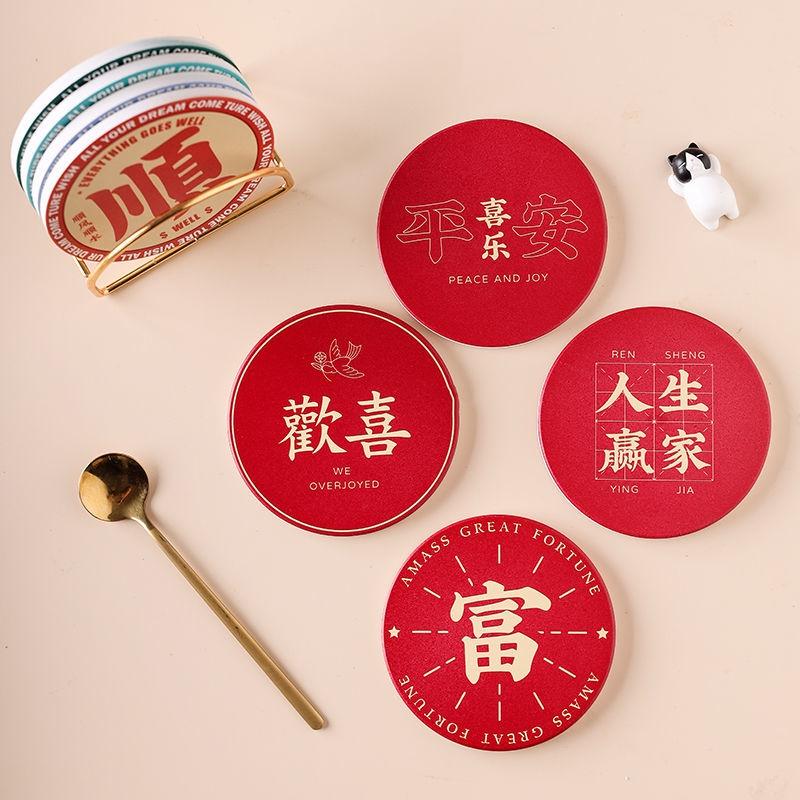 Tấm Lót Bàn Ăn Bằng Sứ Cách Nhiệt Chống Bỏng Sáng Tạo Tiện Dụng