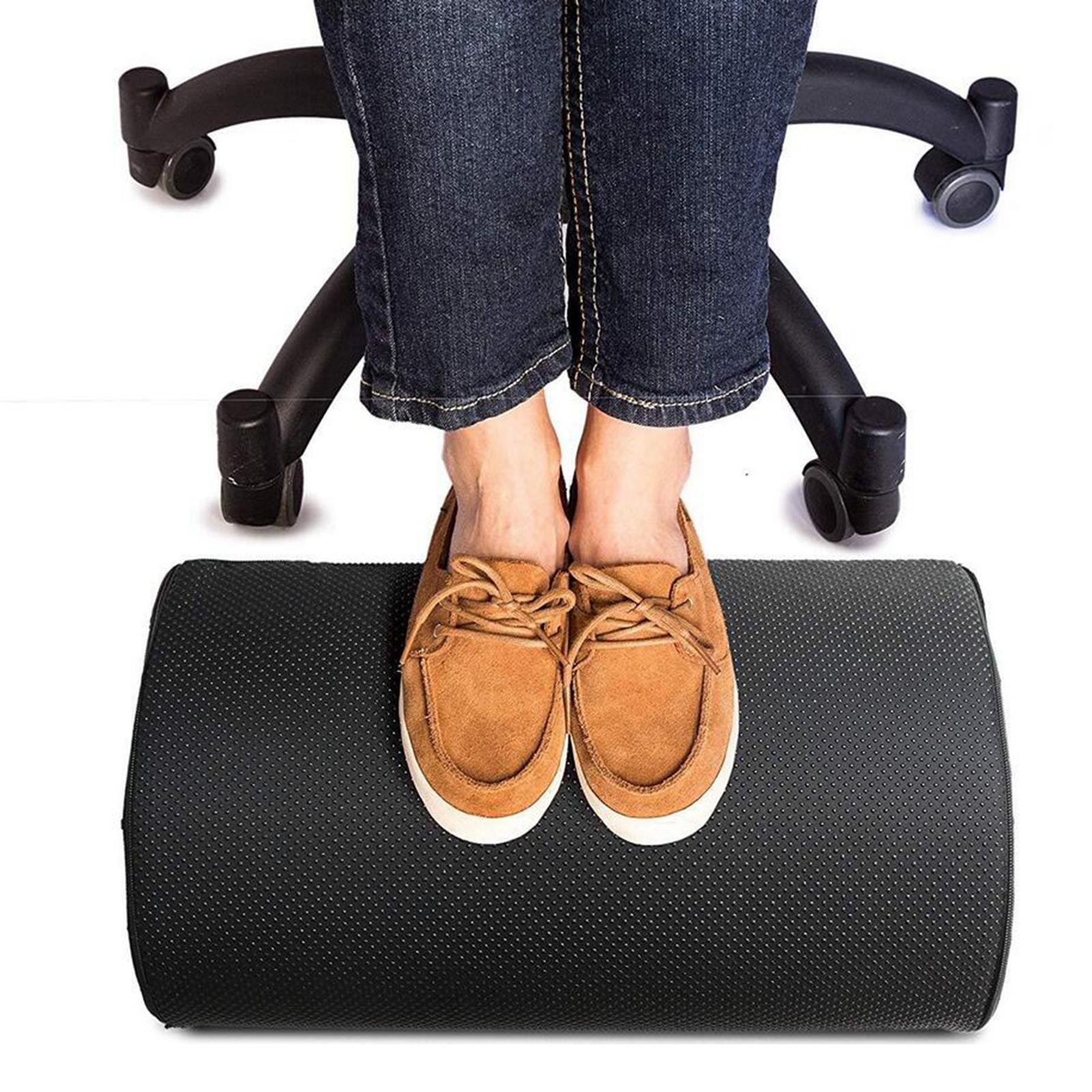 Foot Rest Pillow Cushion Travel Office Home Leg Up Footrest