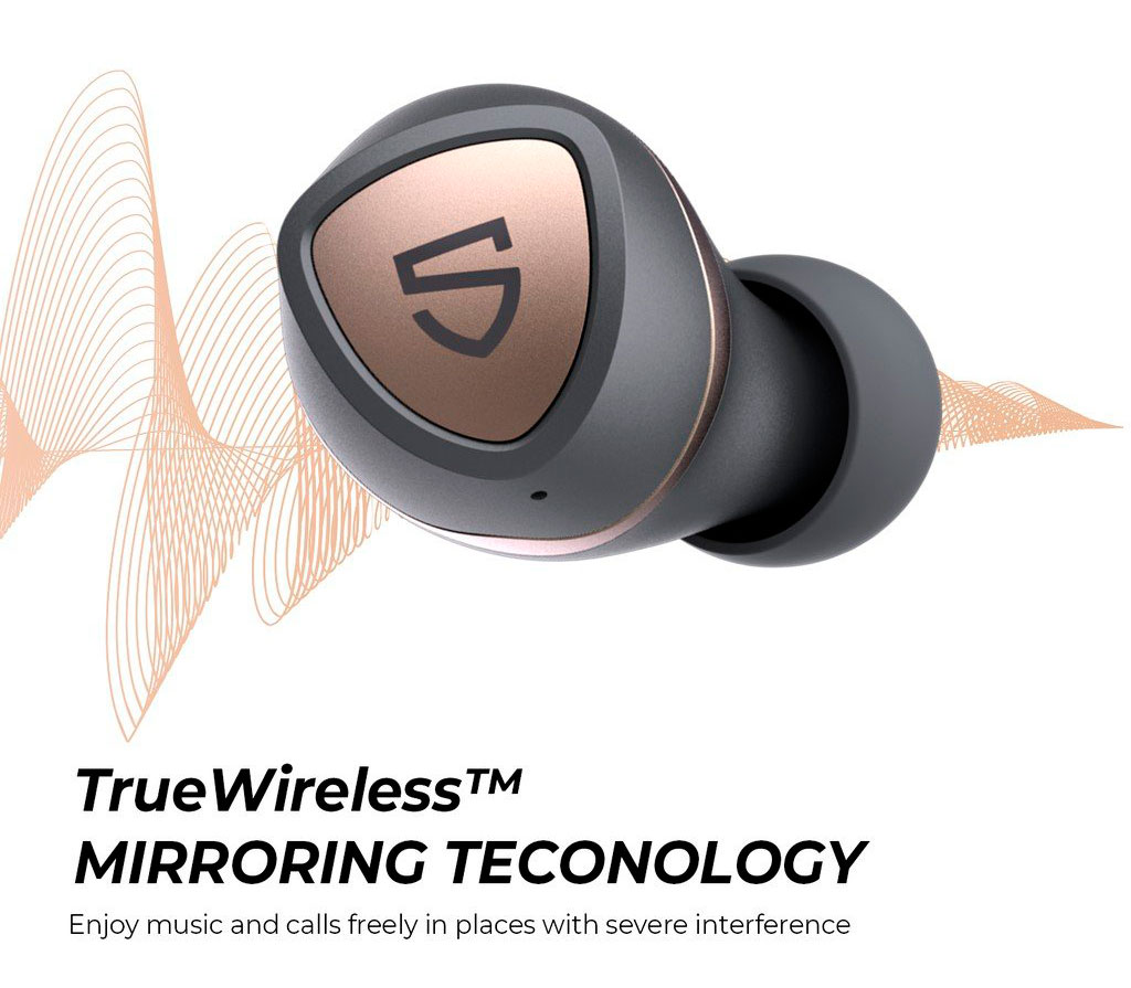Tai Nghe True Wireless SOUNDPEATS Sonic Bluetooth V5.2 - Hỗ Trợ AptX - Hàng Nhập Khẩu
