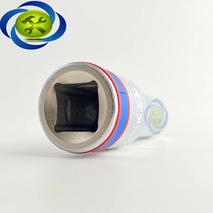 Tuýp 13mm 1/2 Kingtony 423013M loại dài 77mm 12 cạnh màu trắng