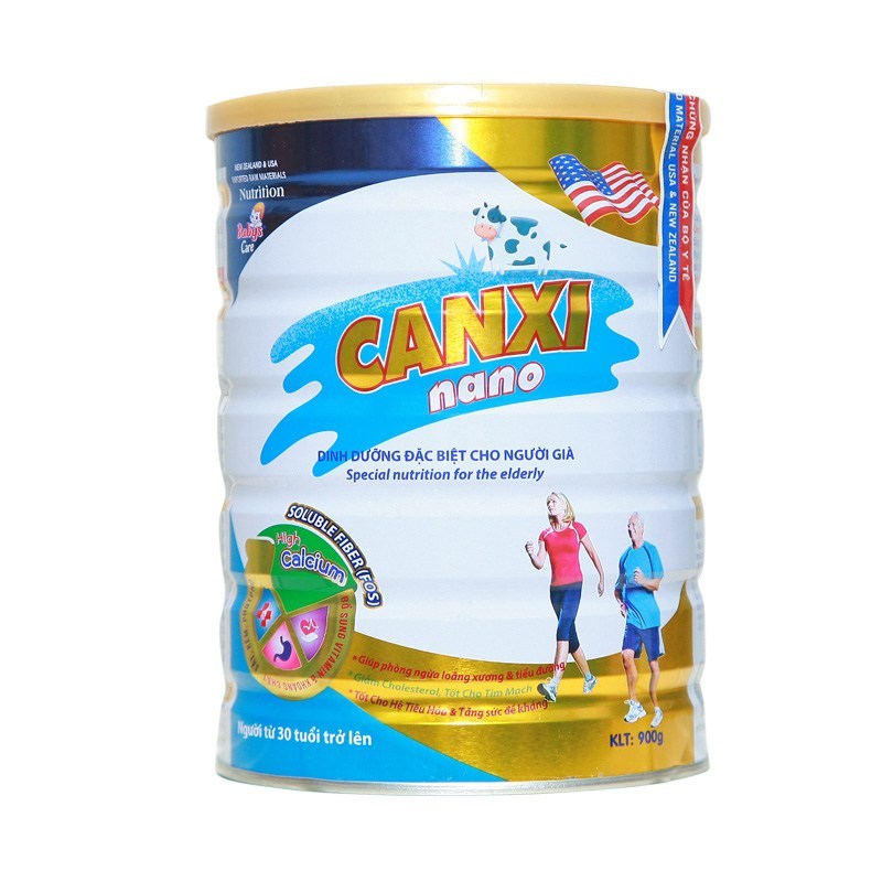 Sữa Bột Babys Care Canxi Nano 900 gam (Từ 25  tuổi) – Xương khỏe – Ngăn ngừa Loãng xương – Bổ sung Nano Canxi –  FONTERRA NEW ZEALAND