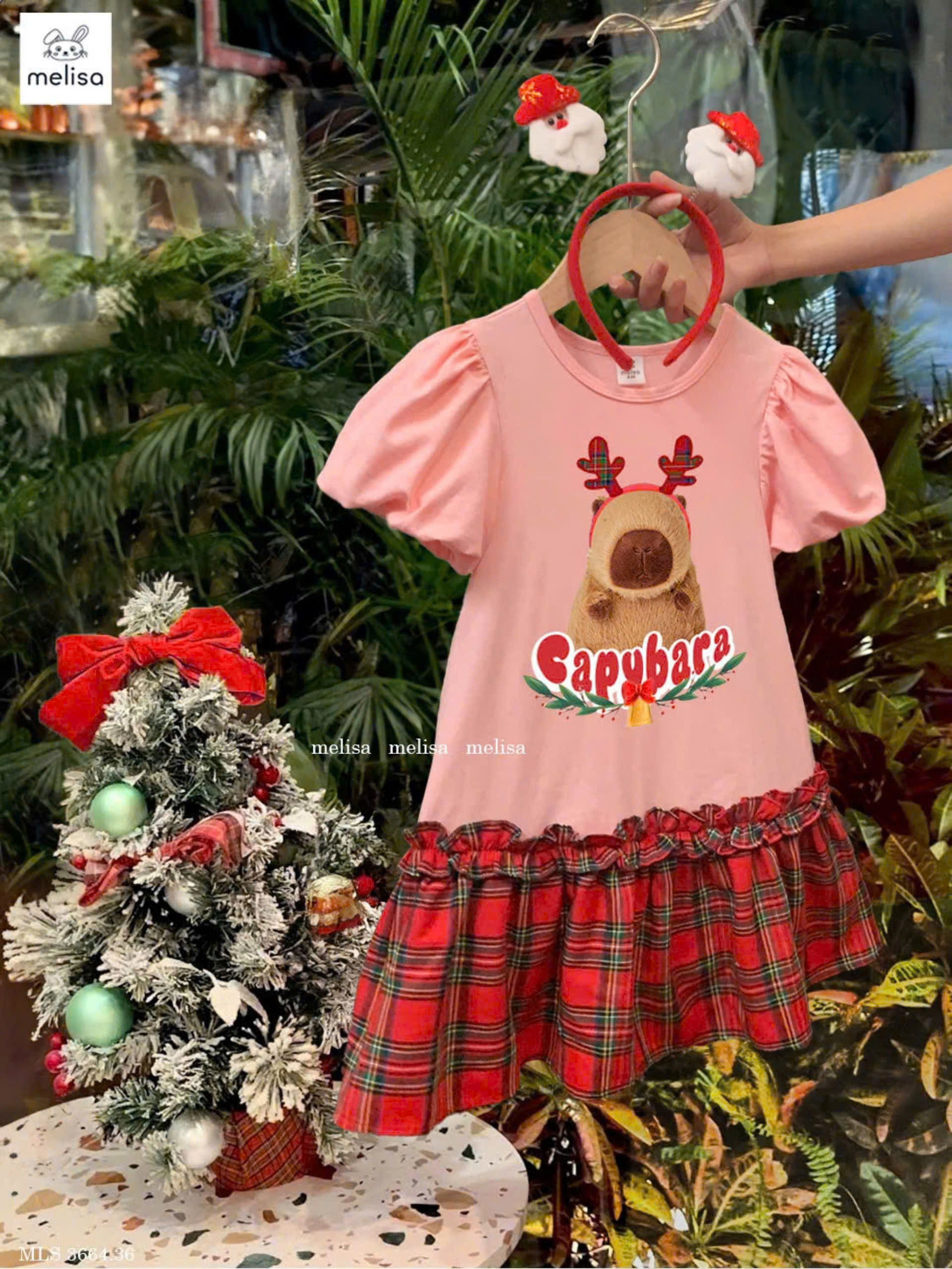 Đầm váy công chúa cho bé gái tiên cá dự tiệc lễ tết noel giáng sinh size 12-40kg hàng thiết kế cao cấp