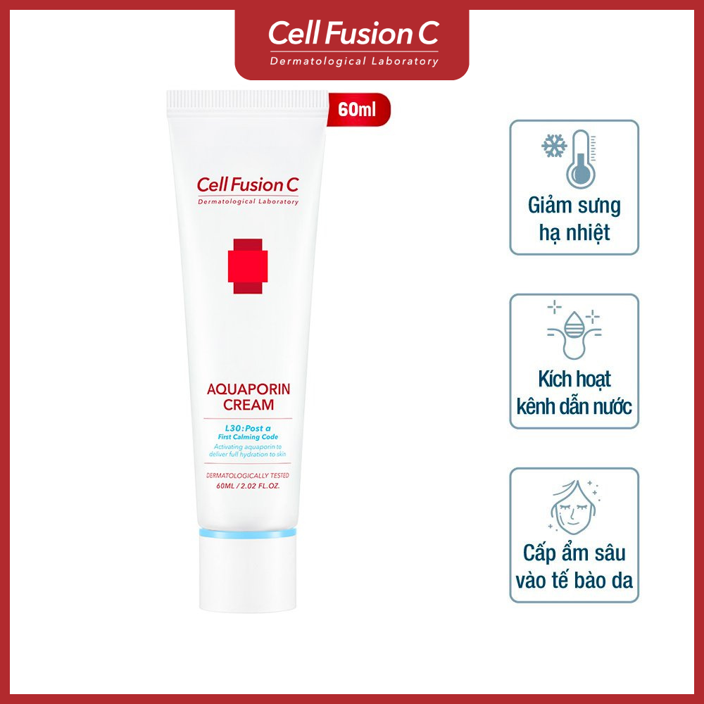 Kem Dưỡng Cấp Ẩm Và Làm Dịu Da Khẩn Cấp Cell Fusion C Aquaporin Cream